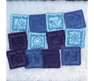 Stickdatei - Quiltblock Hammerhai